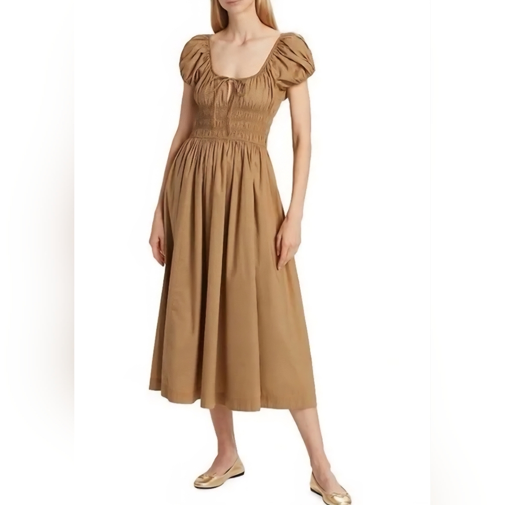 Doen Quinn Dress in Prairie Sands color
